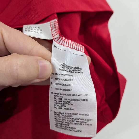 adidas climacool Half Zip Tee Red Size Small - Picture 4 of 7